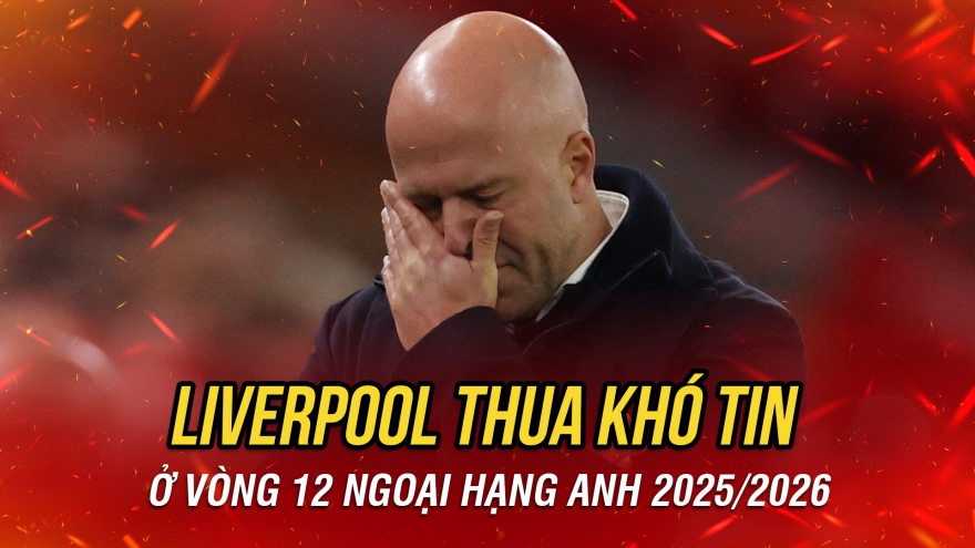 Kết quả vòng 12 Ngoại hạng Anh 25/26: Liverpool thua khó tin Nottingham